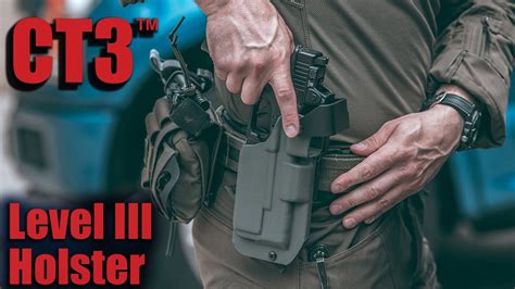 The drop leg comes with an adaptor plate that makes this holster compatible with the Comp-Tac CT3 Level III holster, the CT2-A Level II holster, the International and QB level I holster. . Comptac ct3